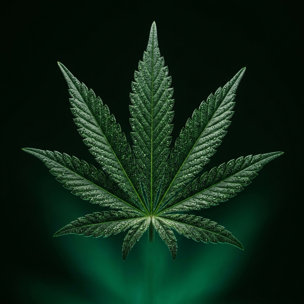 Cannabis Leaf Background